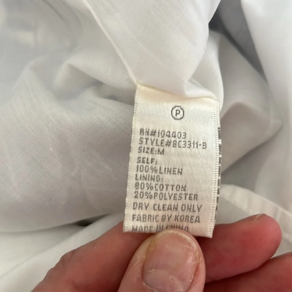 J.O.A. los Angeles Just One Answer 2 piece Linen Short Set - Picture 3 of 16